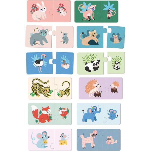 Puzzle Mama-Baby, Michelle Carlslund, Vilac